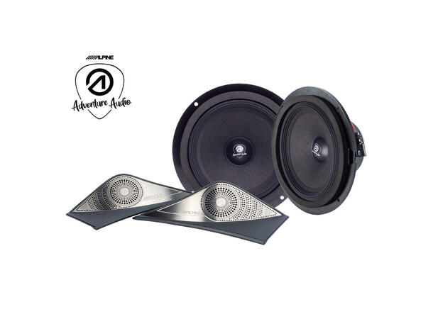 Alpine SPC-106S907-2 6,5" Høyttalersett. Høyttaleroppgradering Sprinter W907/910 
