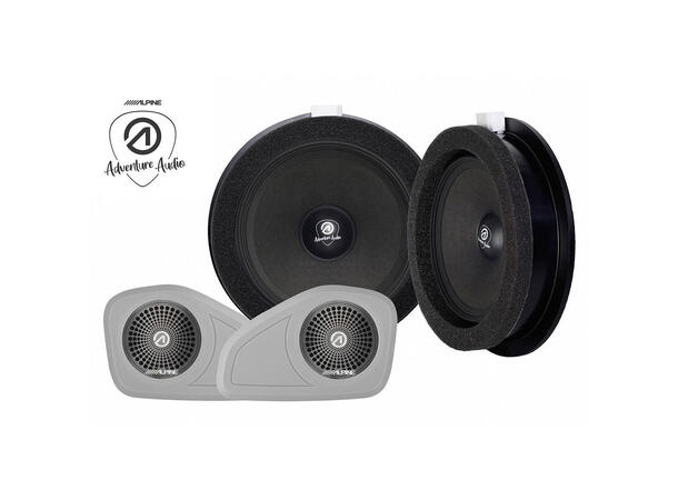 Alpine SPC-106TRA7-2 6,5" Høyttalersett. Ford Transit / Transit Custom 