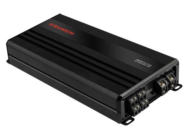 Crunch GTX2400.4D 4-kanals forsterker 4x300W RMS i 2 Ohm. Klasse-D 