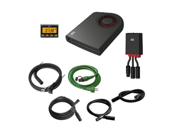 DEFA WarmUp Futura 1400 Kupèvarmer, batterilader, tidsur 