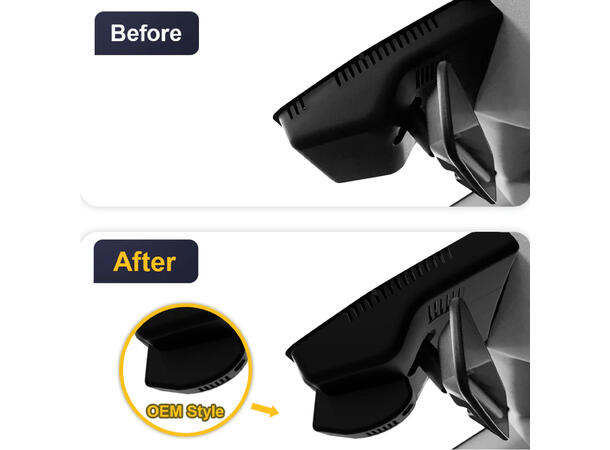 FITCAMX Integrert Plug & Play 4K Dashca Kia EV3 (2025 -->) 