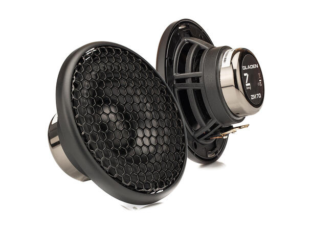 Gladen ZETA ZM 70 Silver. Mellomtoner 70mm, 80W RMS, 4 Ohm, ZETA-serien 