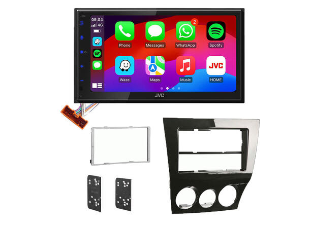 JVC KWM695DBW Bilradiopakke Mazda RX-8 (2009-2011) 