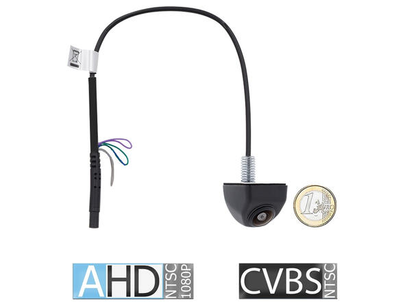 Navlinkz Ryggekamera  (AHD 1080p/CVBS) Ultrakompakt, 8,7 meter kabel 