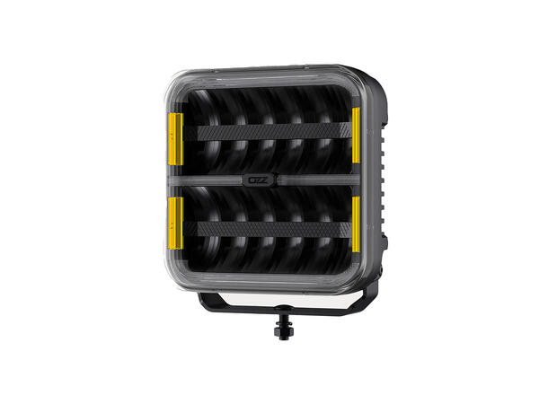 OZZ SQR 9" LED fjernlys, Sort 9", 12000 Lumen, pos.lys, varsellys 