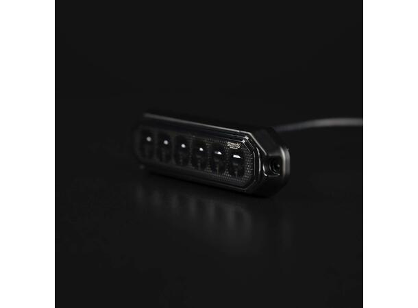 Strands Dark Knight Duo Varsellys 6 LED 6 LED, ECE R65, Mørkt glass 