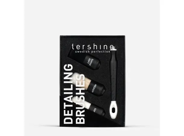 Tershine Detailing børster Premium 3-pakning børster av meget høy kvalitet 