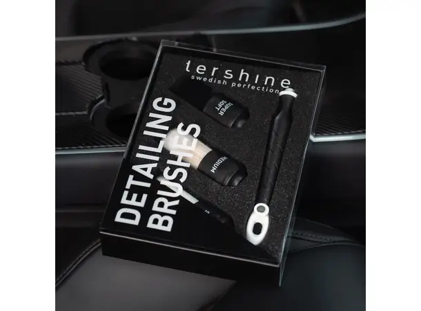Tershine Detailing børster Premium 3-pakning børster av meget høy kvalitet 