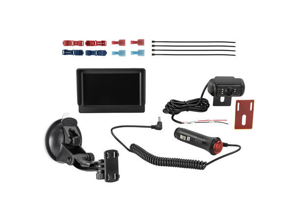 ACV 4,3" Ryggekamera & Monitor Kit – Trådløs 2.4G