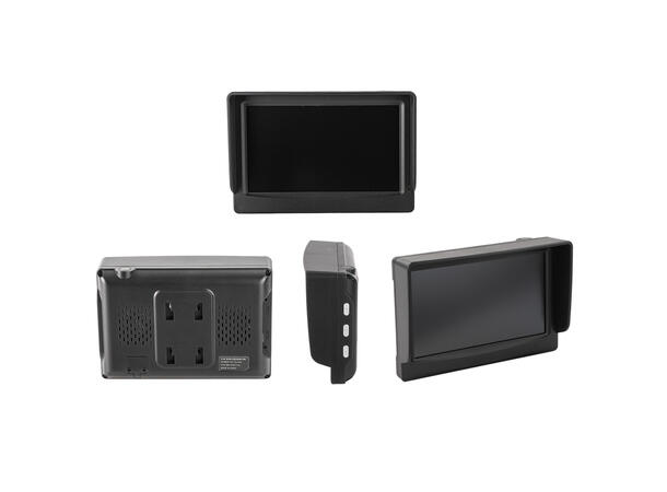 ACV 4,3" Ryggekamera & Monitor Kit – Trådløs 2.4G