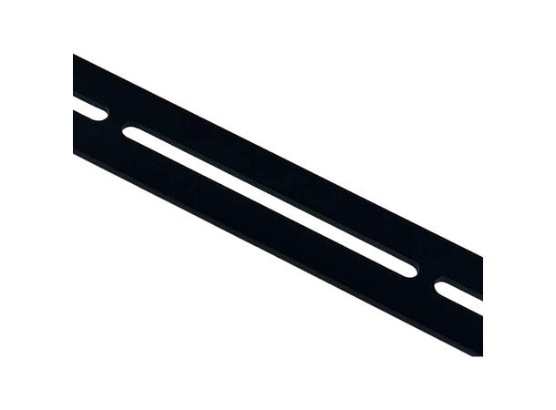 Rustfritt lakkert flattstål Tilpasset 4 lamper, 80cm 