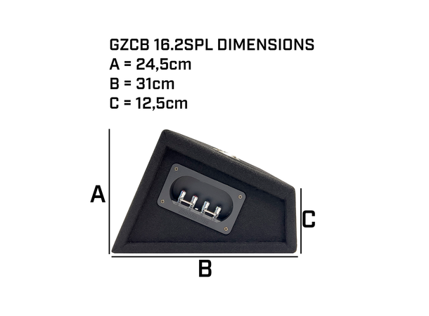 Ground Zero GZCB 16.2XSPL Raggarplanke Ground Zero Competition SPL BOX, 2026mod 