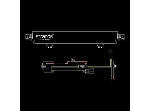 Strands Skylord 20" Ledbar 20", 15800 Lumen, 170W, innebygd relé 