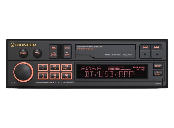 Pioneer SXT-C10PS Bilradiopakke Mercedes SL-klasse (1972–1988) u/utvidet lydsys 