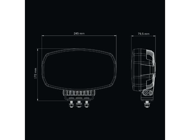 Strands Firefly One LED-Ekstralys 10500 Lumen, 146W, posisjon og varsellys 