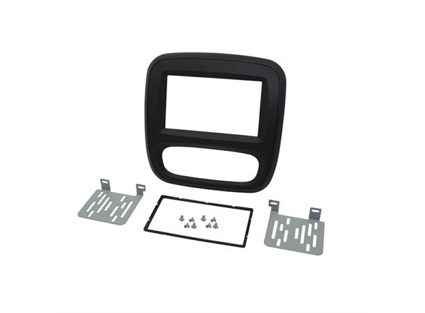 2-DIN monteringsramme - Manuell AC NV300/Trafic/Vivaro (2015 ->) 