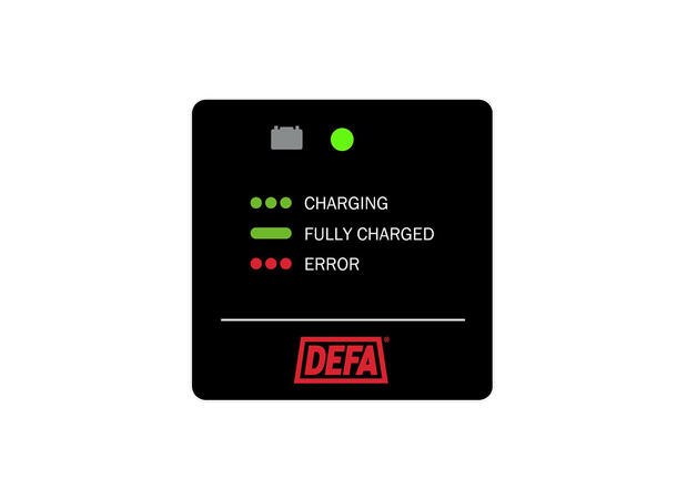 DEFA Fjernavleser for enkanals ladere 25 meter kabel 