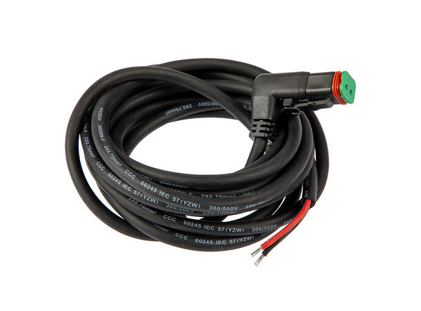 DT-2 Kabel med vinklet kontakt 3 meter 