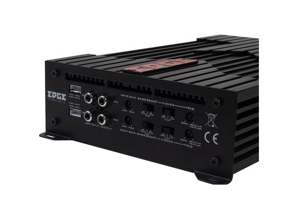 Edge EDBX100.4-E1 4-kanals forsterker 4x100W RMS i 2ohm, Klasse AB 