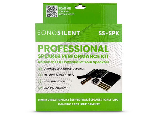 Sonosilent SS-SPK Høyttalerdemping 3,5m2, 1,8mm, 10stk (700x500mm) 