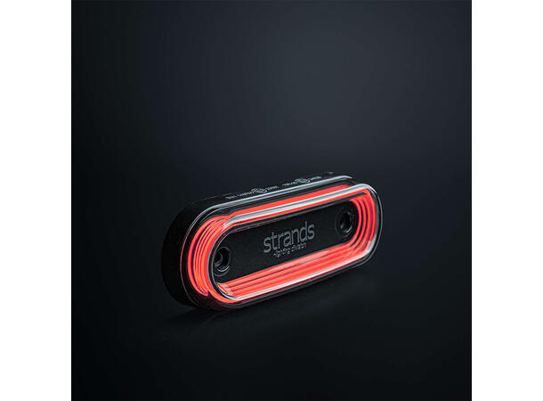 Strands FOR9T Gravity Posisjonslys LED, Rød, 10-40V, 4,5W, pris per stk 