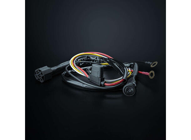 Strands Pro XBB Powerunit kabelsett Løse ledninger, med knapp for pos.lys 