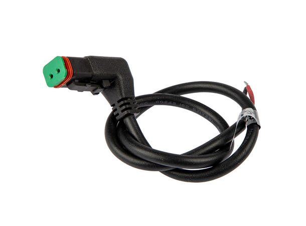 DT-2 Kabel med vinklet kontakt 0,5 meter 