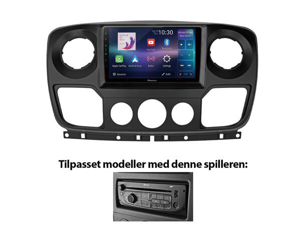 Pioneer Perfect Fit spiller til Opel Movano (2011-2016) 