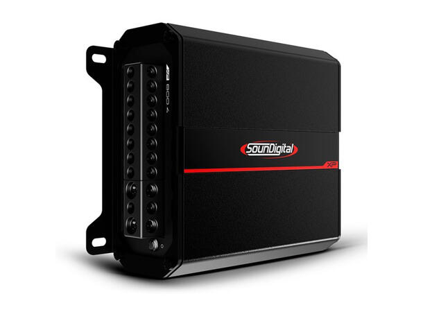 SounDigital XP800.4 4x200W i 2Ohm, 4-kanaler 