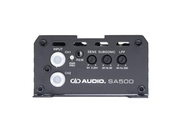 DD Audio SA500 monoforsterker 500W RMS. Klasse D. 1 Ohm 