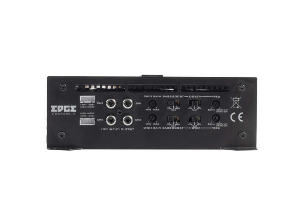 Edge EDBX200.4-E1 4-kanals forsterker 4x200W RMS i 2ohm, Klasse AB 