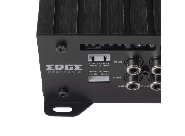 Edge EDBX200.4-E1 4-kanals forsterker 4x200W RMS i 2ohm, Klasse AB 