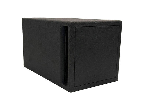 FOUR Audio basskasse for 8" element Portet kasse, 19,1 liter, sort 