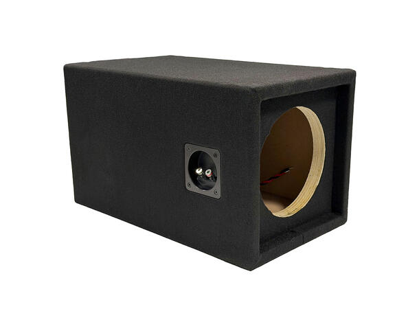 FOUR Audio basskasse for 8" element Portet kasse, 19,1 liter, sort 