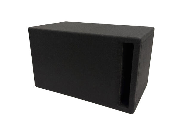 FOUR Audio basskasse for 8" element Portet kasse, 19,1 liter, sort 