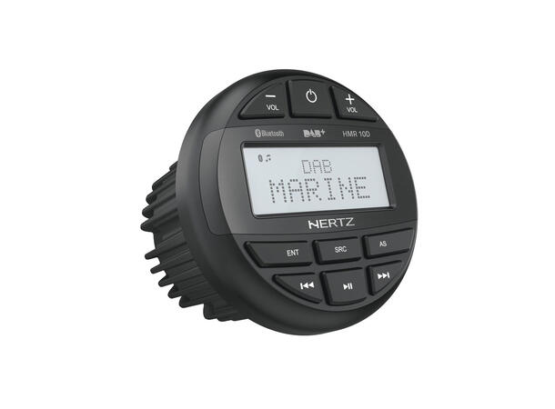 Hertz HMR 10 D DAB+ marineradio Vanntett, DAB+, BT, USB 