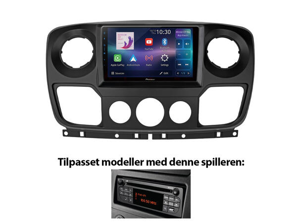 Pioneer Perfect Fit spiller til Nissan NV400 (2017-2020) 