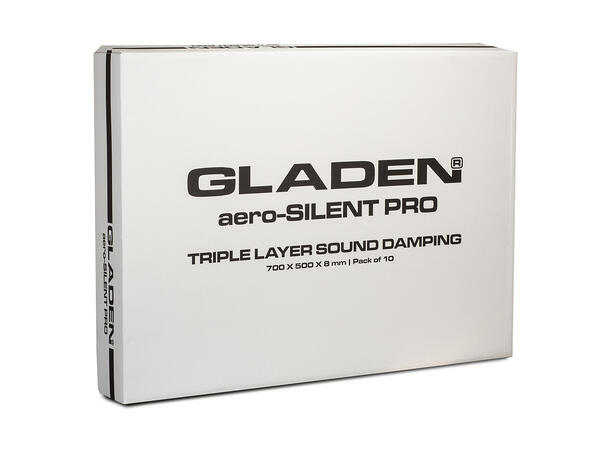 Gladen Aero Silent Pro 3-lags dempematter - 3,5m2 