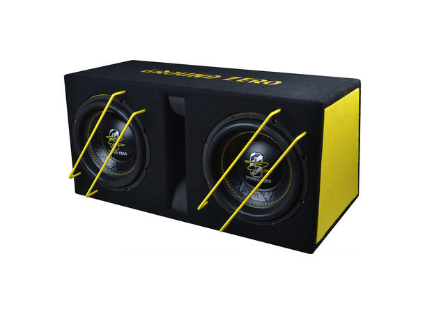 Ground Zero GZIB 2.10SPL basskasse 2x10" i kasse, 1400W SPL, 2 Ohm 