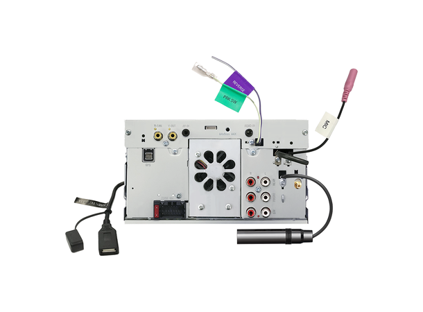 JVC KW-M785DBW med ryggekamera Trådløs CarPlay/Android Auto, BT, DAB+ 