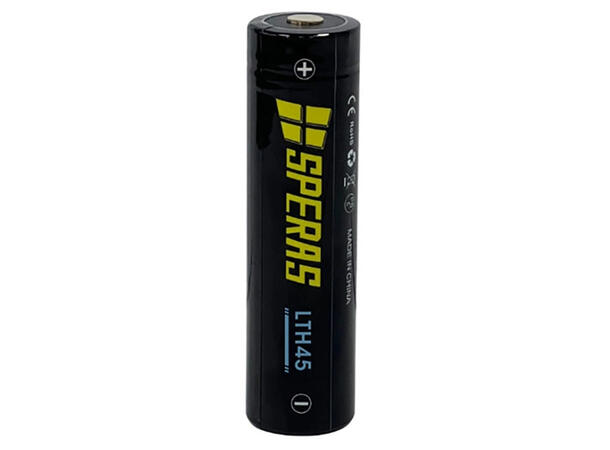 Speras LTH45 21700 batteri 4500mAh / 18650 for lav temp! 