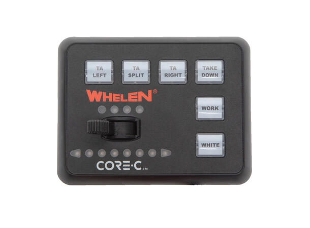 Whelen® Core-C kontrollpanel 10-30V, WeCanX® Styringsboks og Panel 