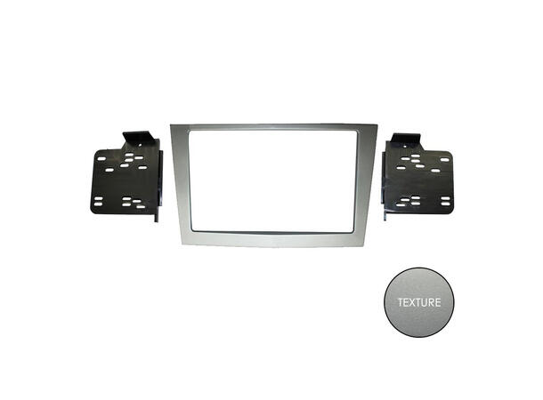 2-DIN monteringsramme - Sølv Opel (2006-2015) 