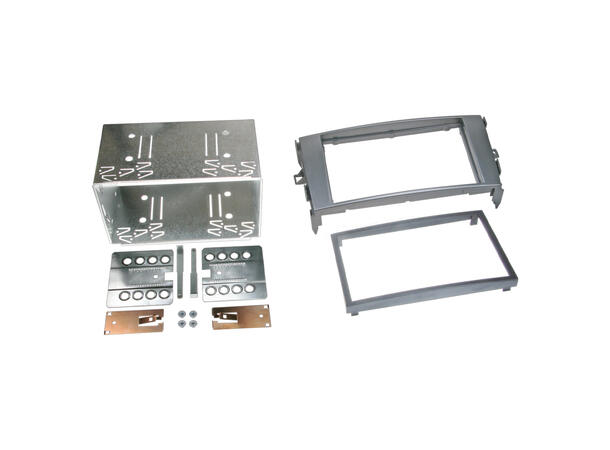 ACV 2-DIN monteringsramme - Metallgrå Toyota Auris (2007-2012) 