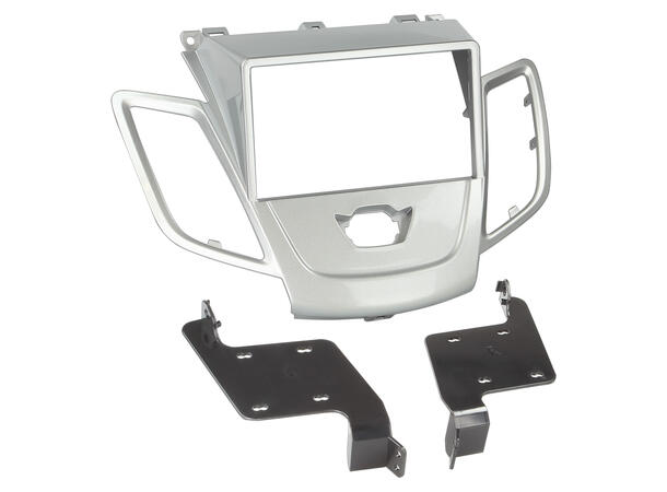 ACV 2-DIN monteringsramme - Sølv Ford Fiesta 2009 - 2016 u/ekst. display 