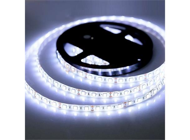 LED strip - Cool White Fleksibel, vanntett, 12V