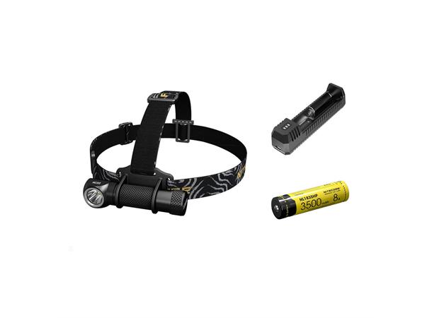 Nitecore HC33 LED hodelykt 187m, 1800 Lumen, LED, avtagbar lykt 